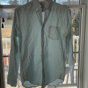 J. CREW Tailored Fit Plaid Check Button Shirt S
